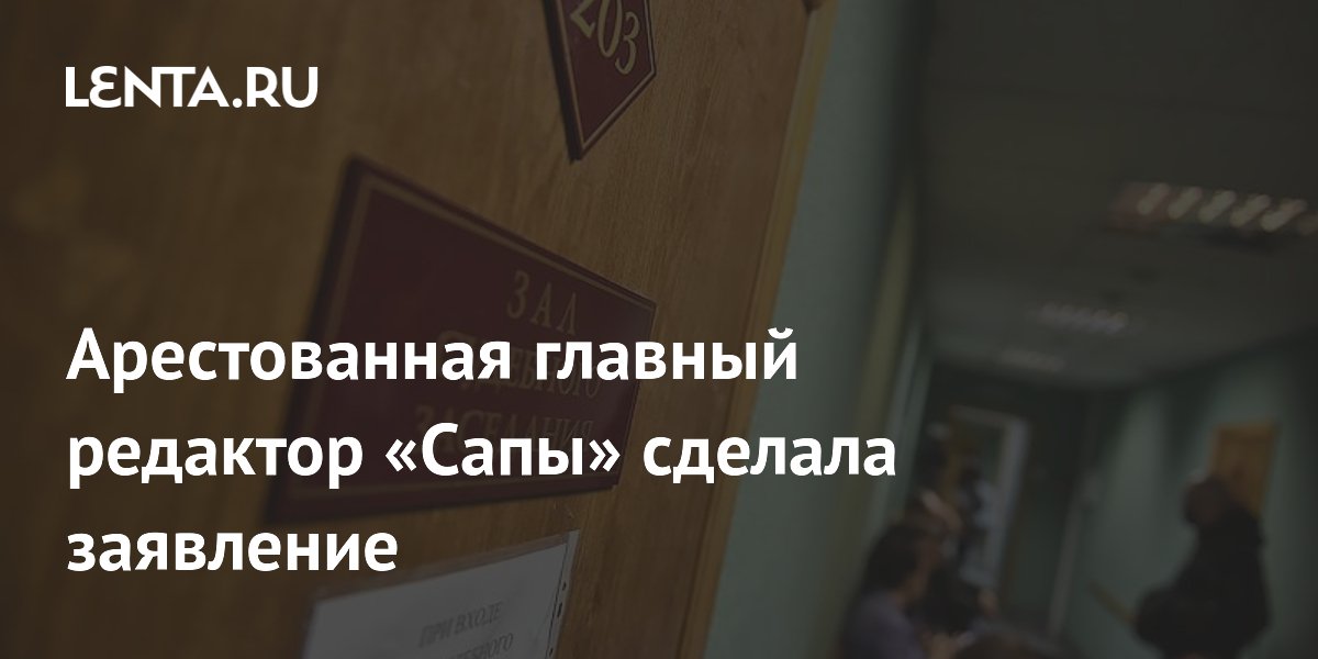 Главред Telegram-канала «Сапа» признала вину в даче взяток полицейскому