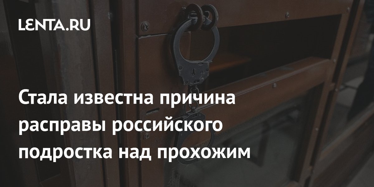 В Пермском крае арестовали подростка за убийство мужчины после ссоры
