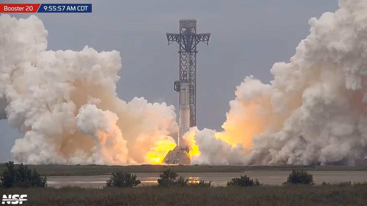 SpaceX провела огневое испытание Super Heavy для Starship Flight 13: запуск не ранее 14 июля