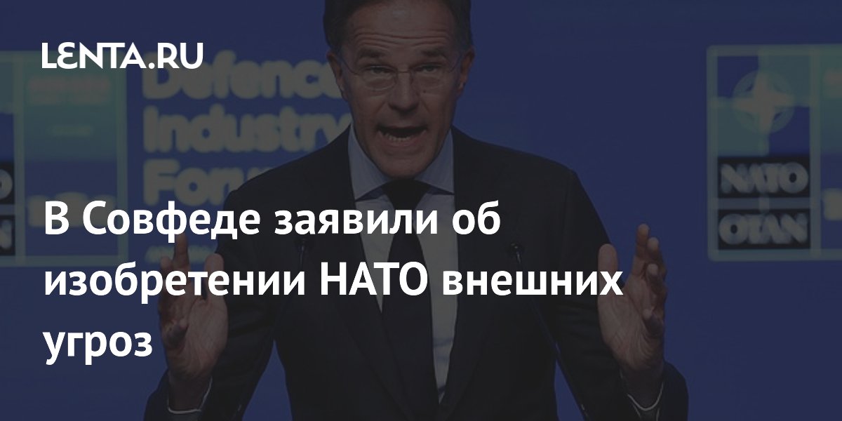 Совфед: НАТО изобретает внешние угрозы для оправдания своего существования