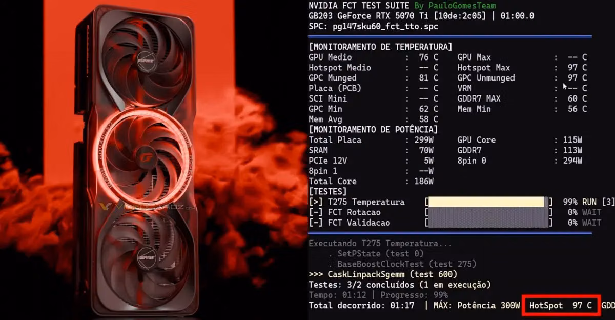 Энтузиасты нашли способ видеть скрытый HotSpot на GeForce RTX 50
