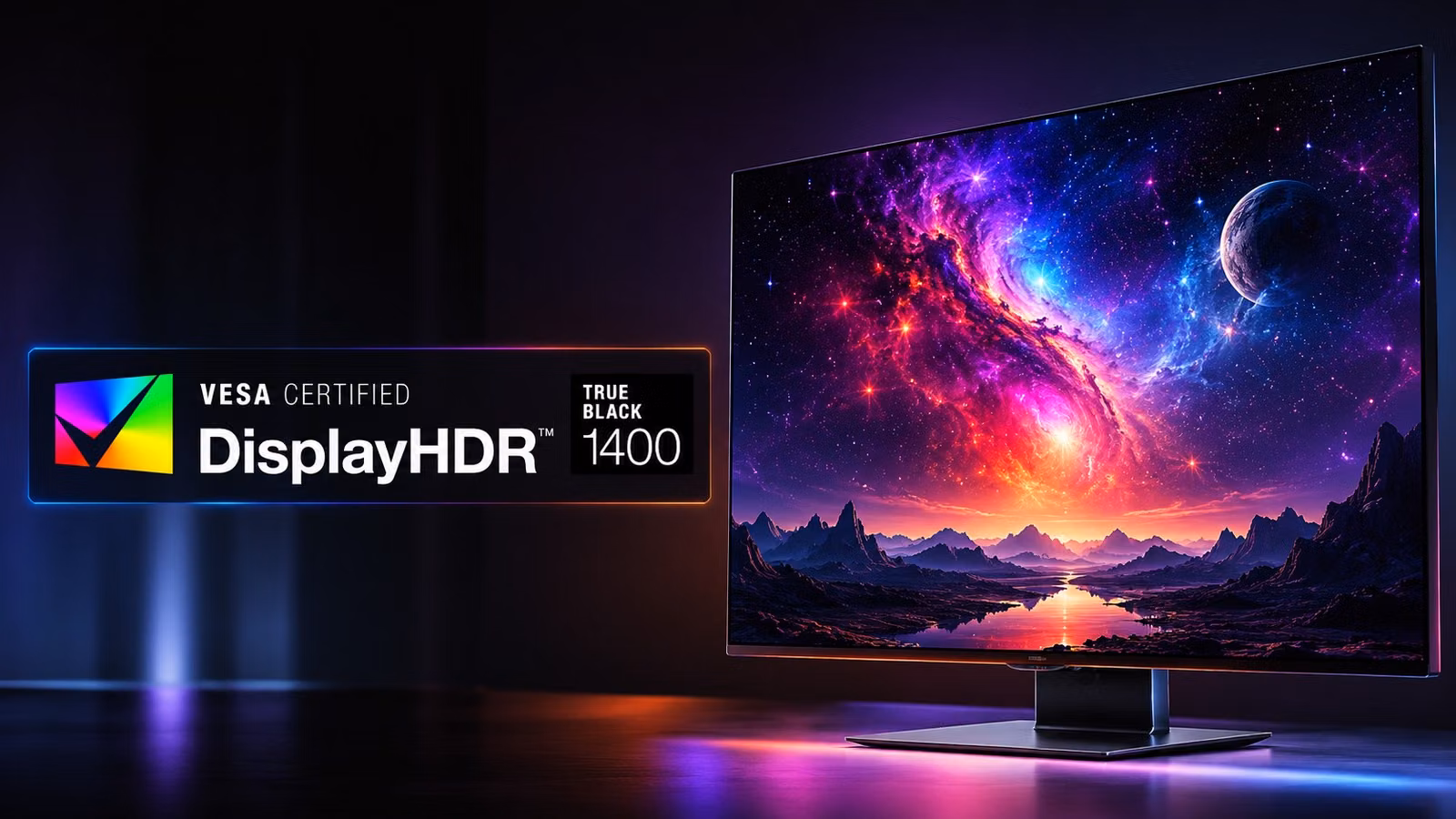 VESA представила стандарт DisplayHDR True Black 1400 для OLED-мониторов нового поколения VESA представила стандарт DisplayHDR True Black 1400 для OLED-мониторов нового поколения