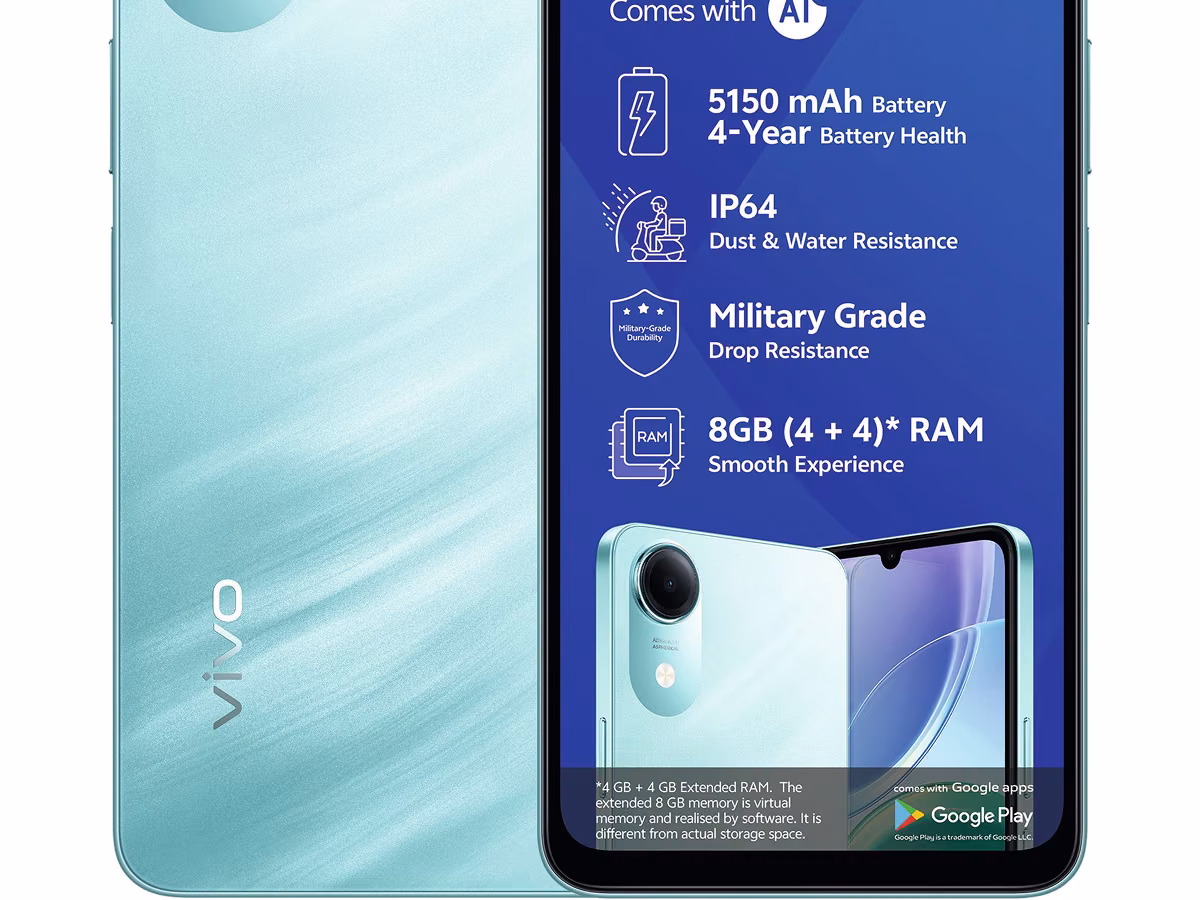 Vivo Y05e: смартфон за $150 с батареей 5150 мАч и защитой IP64