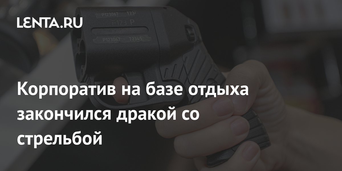 В Уфе корпоратив на базе отдыха закончился дракой и стрельбой