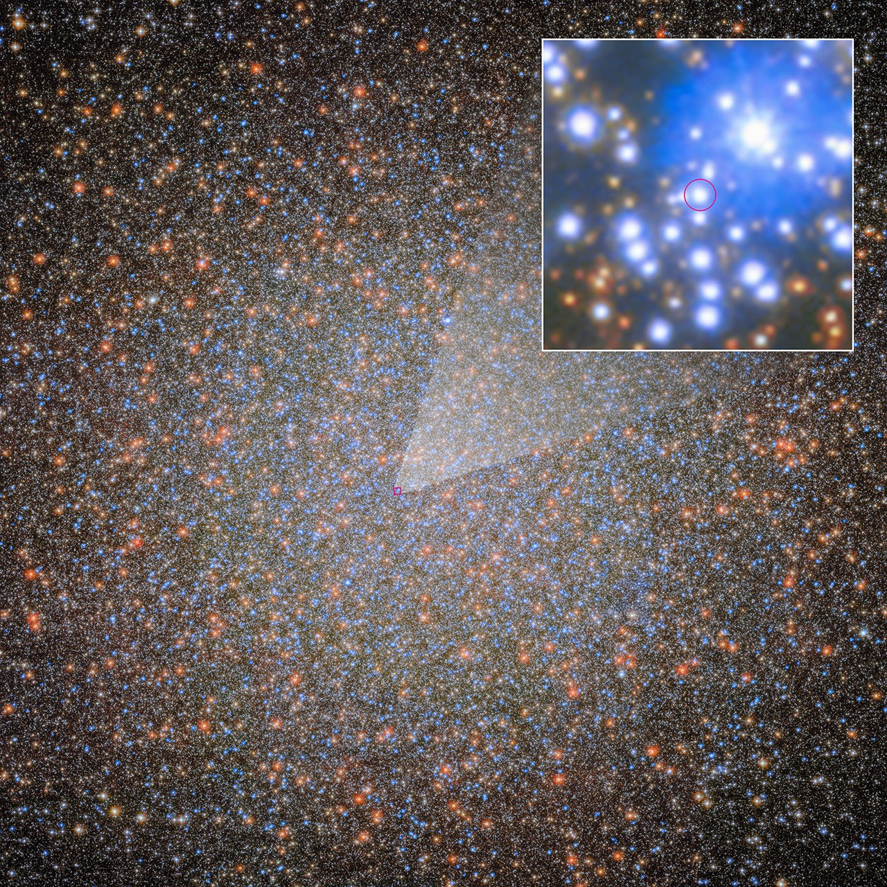 Телескоп Hubble обнаружил первую из «пропавших» черных дыр в шаровом скоплении