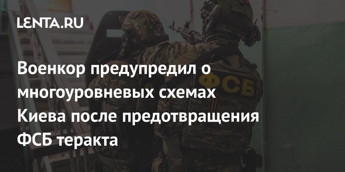 Военкор Поддубный: ФСБ сорвала масштабный теракт СБУ в Подмосковье с использованием FPV-дронов