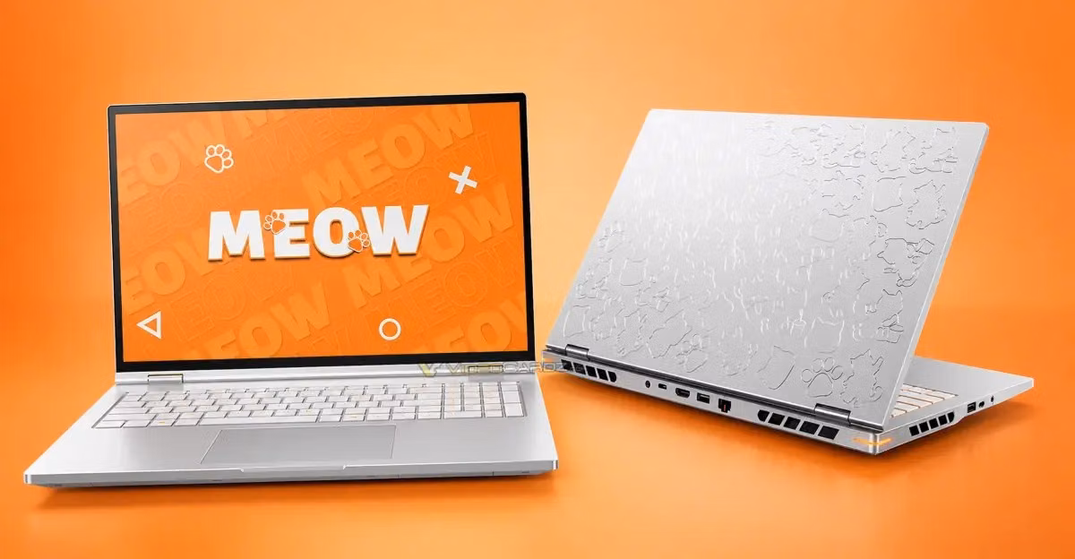Colorfire MEOW Orange Treasure R16 Ultra: 12-ядерный Ryzen 9, RTX 5060 и дизайн с котиками за ~$1640