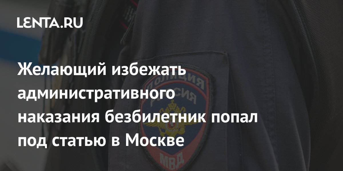 Безбилетник-иностранец напал на контролера в Москве: возбуждено дело
