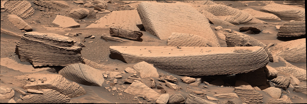 Curiosity нашел на Марсе следы древней песчаной бури, длившейся несколько часов
