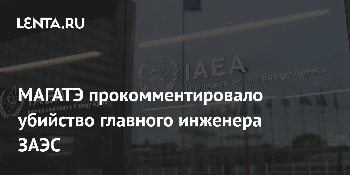 МАГАТЭ назвало убийство главного инженера ЗАЭС неприемлемым нападением
