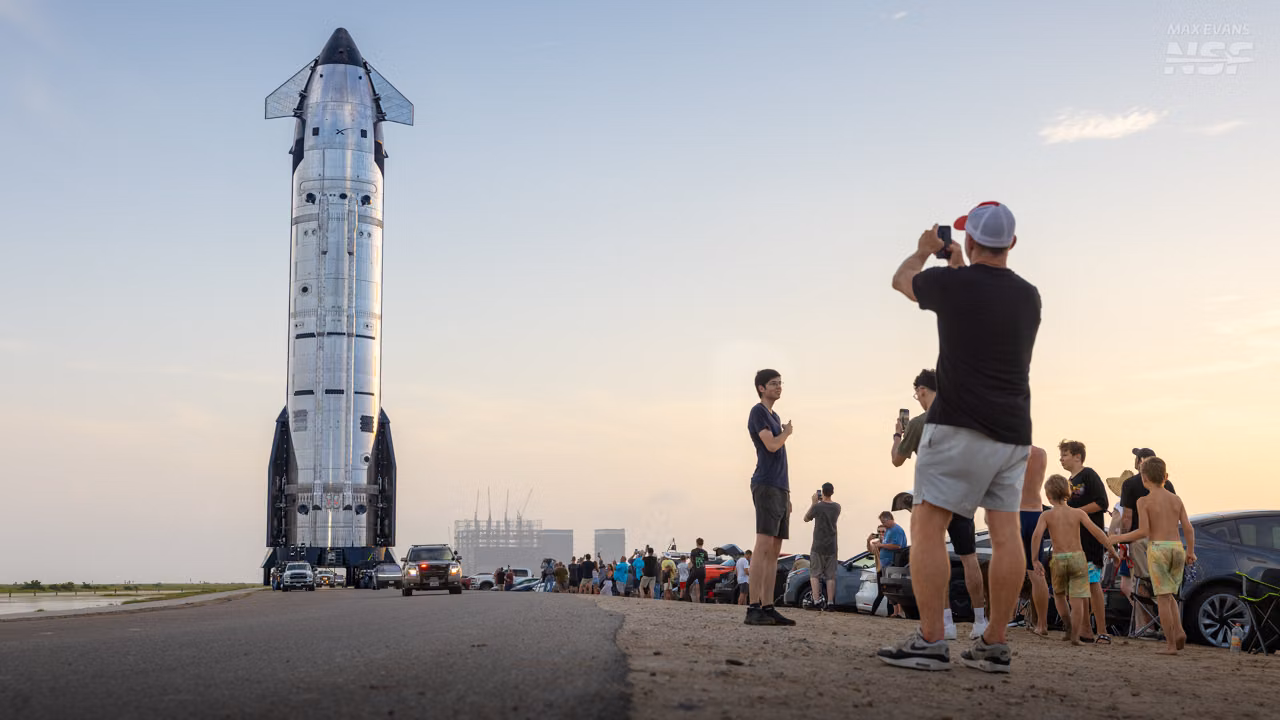 Самая большая ракета в мире собрана на старте: Ship 40 и Booster 20 готовы к запуску