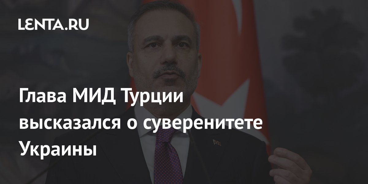 Глава МИД Турции Фидан подтвердил поддержку суверенитета Украины