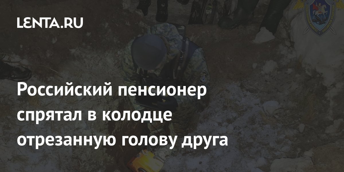 Пенсионер из Самарской области убил друга и спрятал его голову в колодце