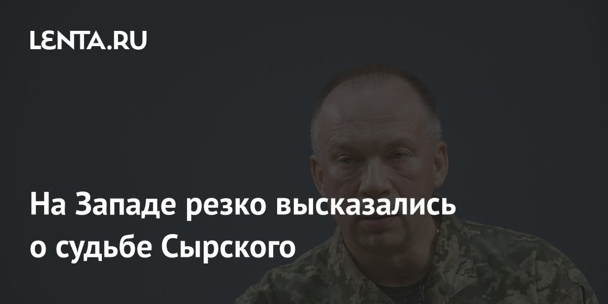 Профессор из Норвегии предрек отставку Сырского и бездействие Запада