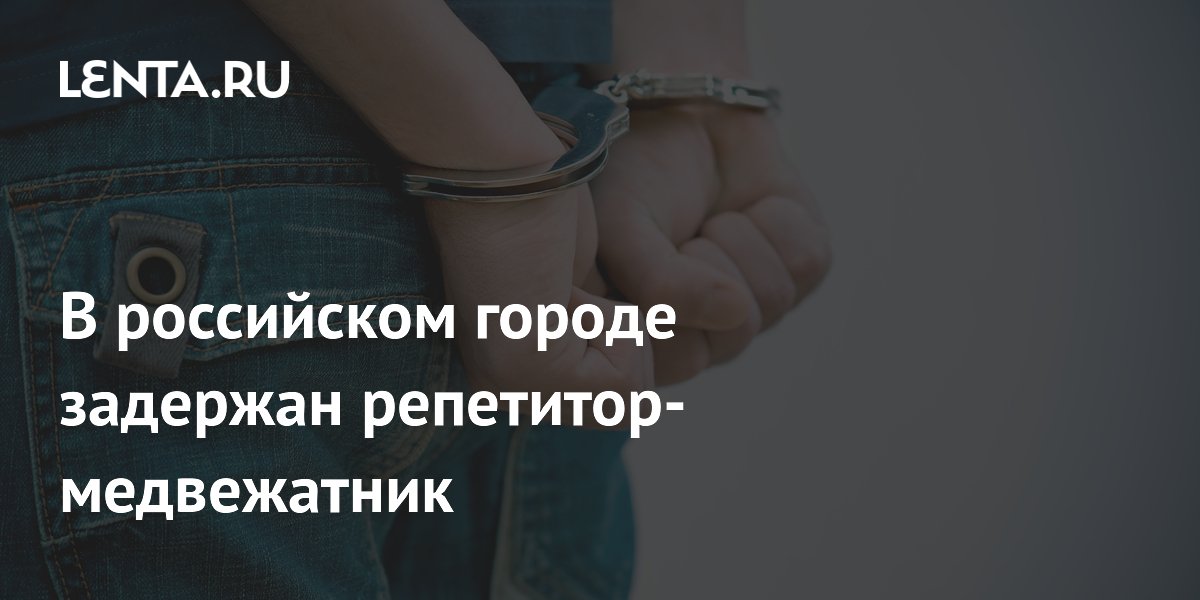 В Москве задержан репетитор-медвежатник: украл 1040 евро у ученика
