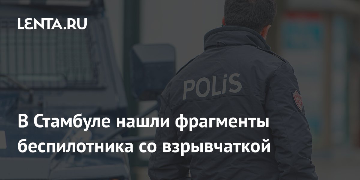 На побережье Стамбула нашли фрагменты дрона-камикадзе с взрывчаткой