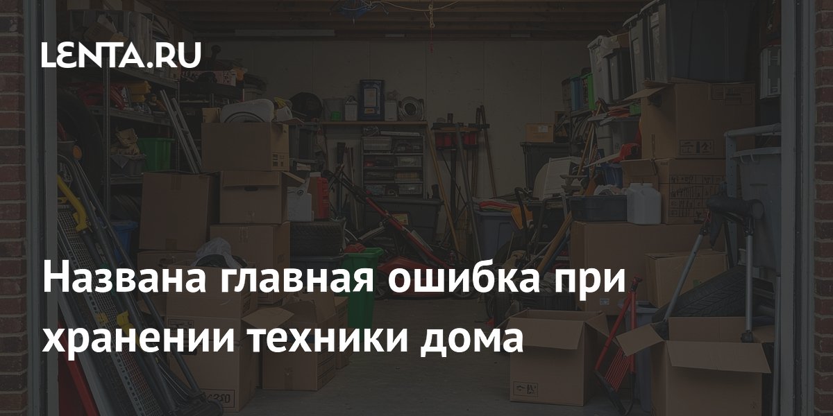 Главная ошибка при хранении техники дома: гараж и сарай убивают электронику