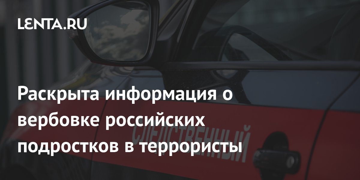 СК раскрыл новые детали дела подростка-вербовщика из Дагестана