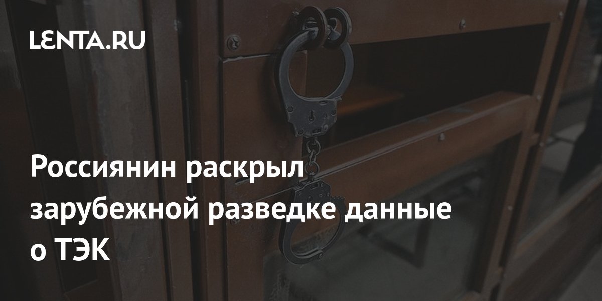 Россиянина осудили на 16 лет за передачу данных о ТЭК зарубежной разведке