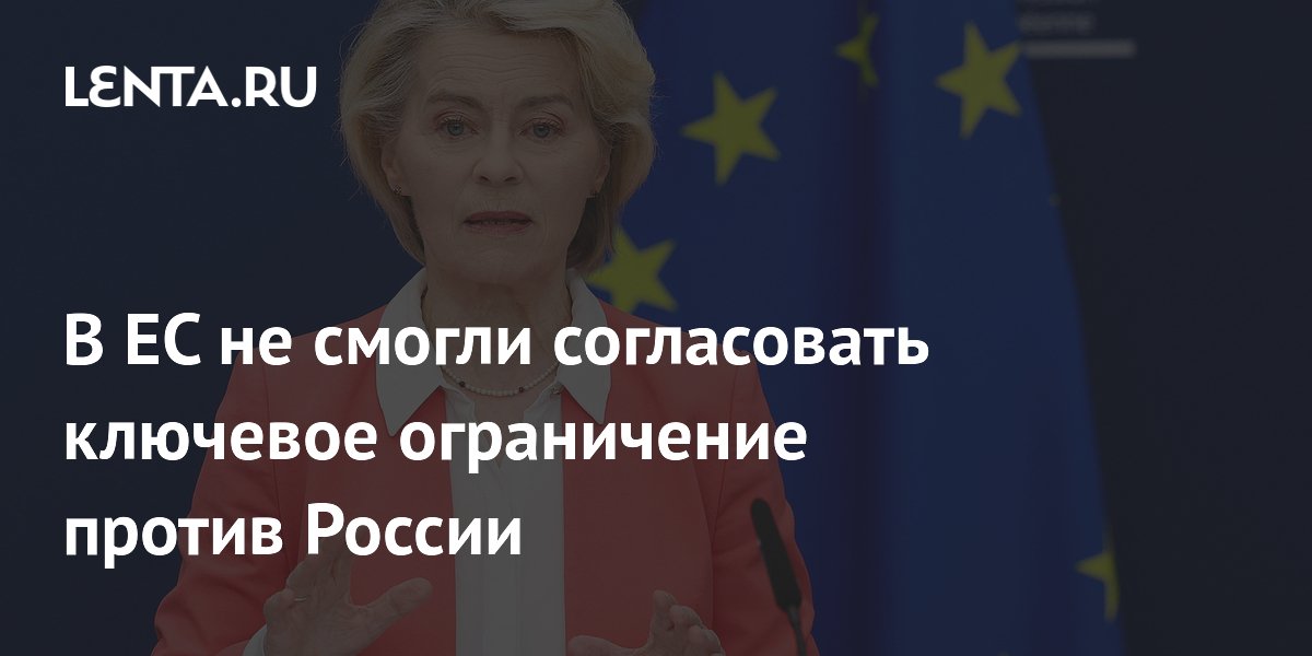 ЕС не смог ввести запрет на въезд участникам СВО: новый пакет санкций согласован в усеченном виде