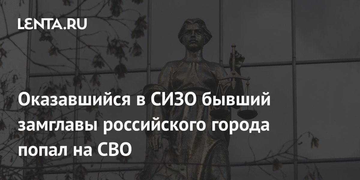 Арестованный за взятку экс-замглавы Дмитровского округа отправился на СВО из СИЗО