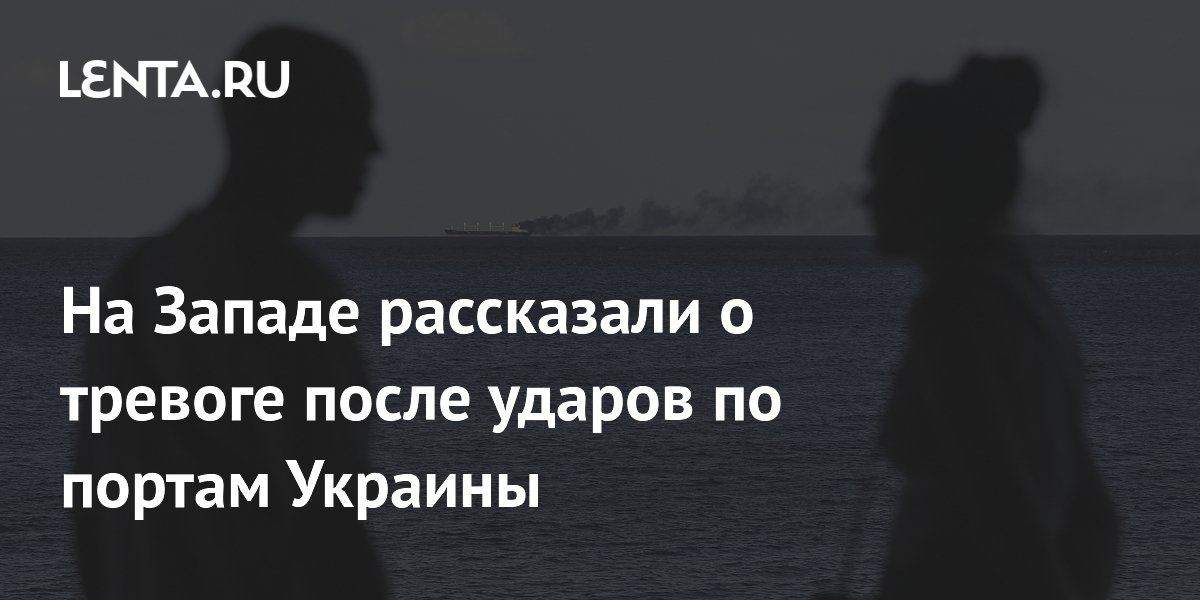 Политолог объяснил беспокойство Запада из-за ударов по портам Украины
