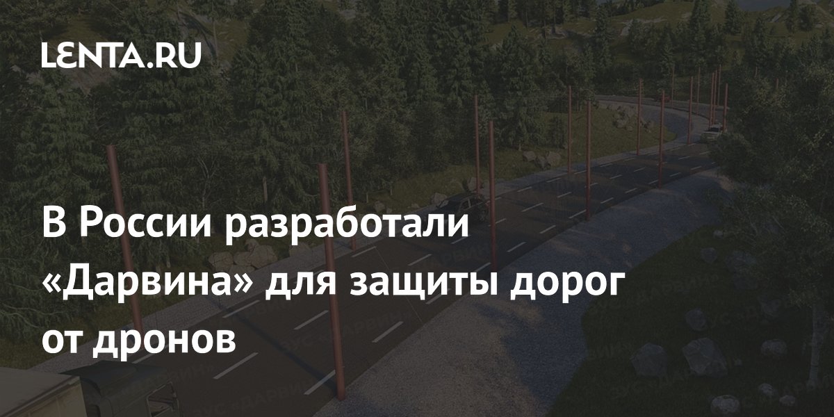 Российская компания представила «Дарвин-Д» для защиты дорог от дронов