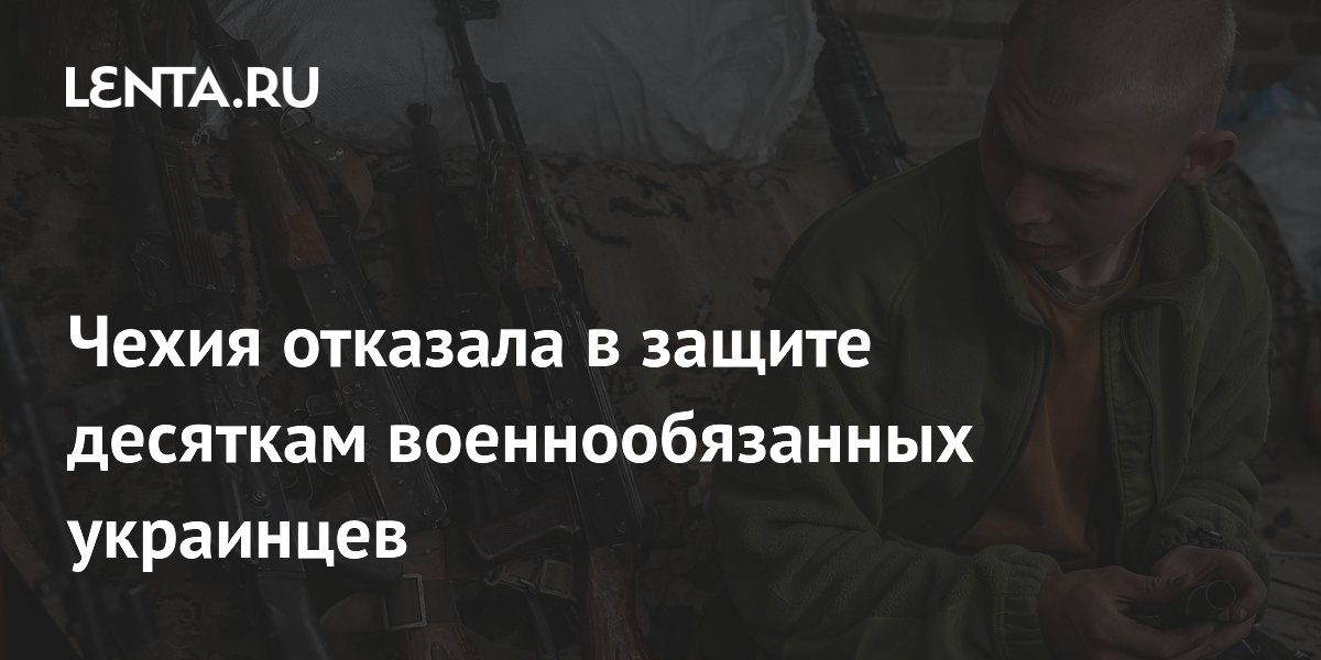 Чехия отказала десяткам военнообязанных украинцев во временной защите