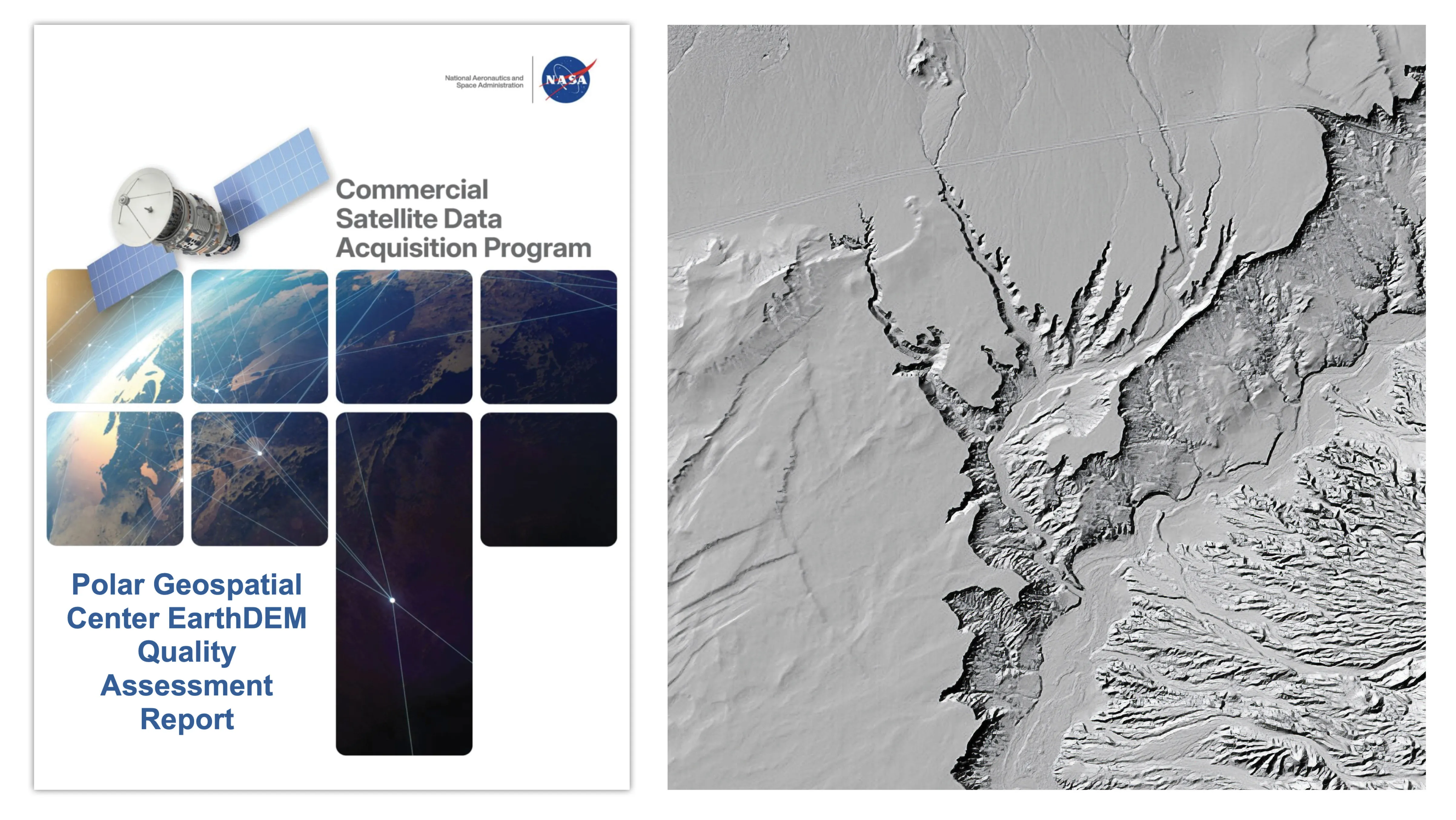 NASA ������� ������������ ������ ������� EarthDEM �� Polar Geospatial Center