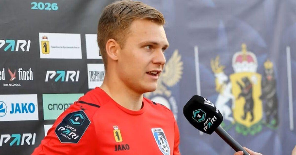 Голкипер «Шинника» Митров отдал голевой пас через все поле в матче с «Волгой»