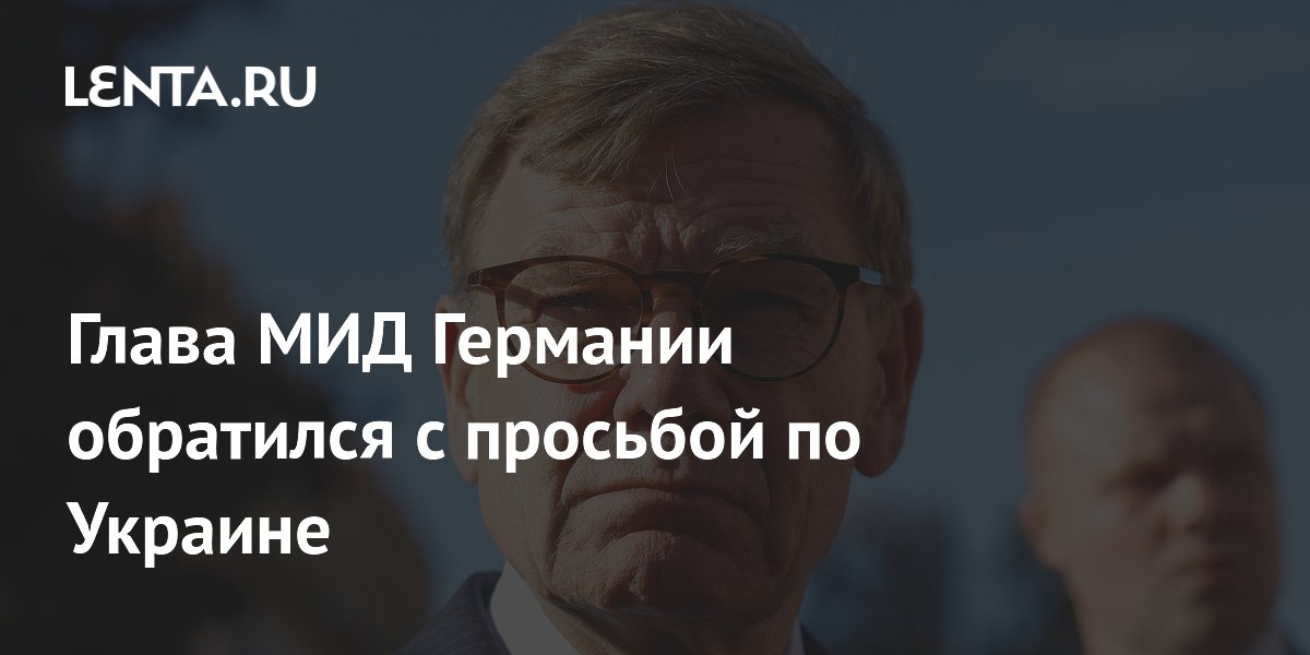 Глава МИД Германии призвал союзников Украины усилить поддержку