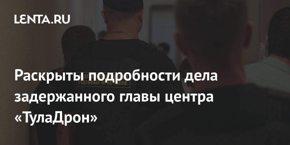 Задержание главы «ТулаДрон» связали с махинациями в проекте «Композитная долина»
