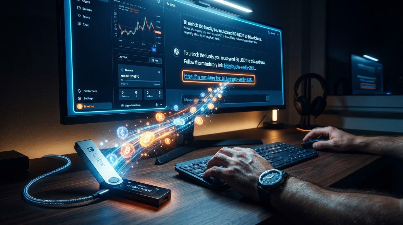 Криптоинвестор потерял $2,1 млн, перейдя по фишинговой ссылке от ChatGPT