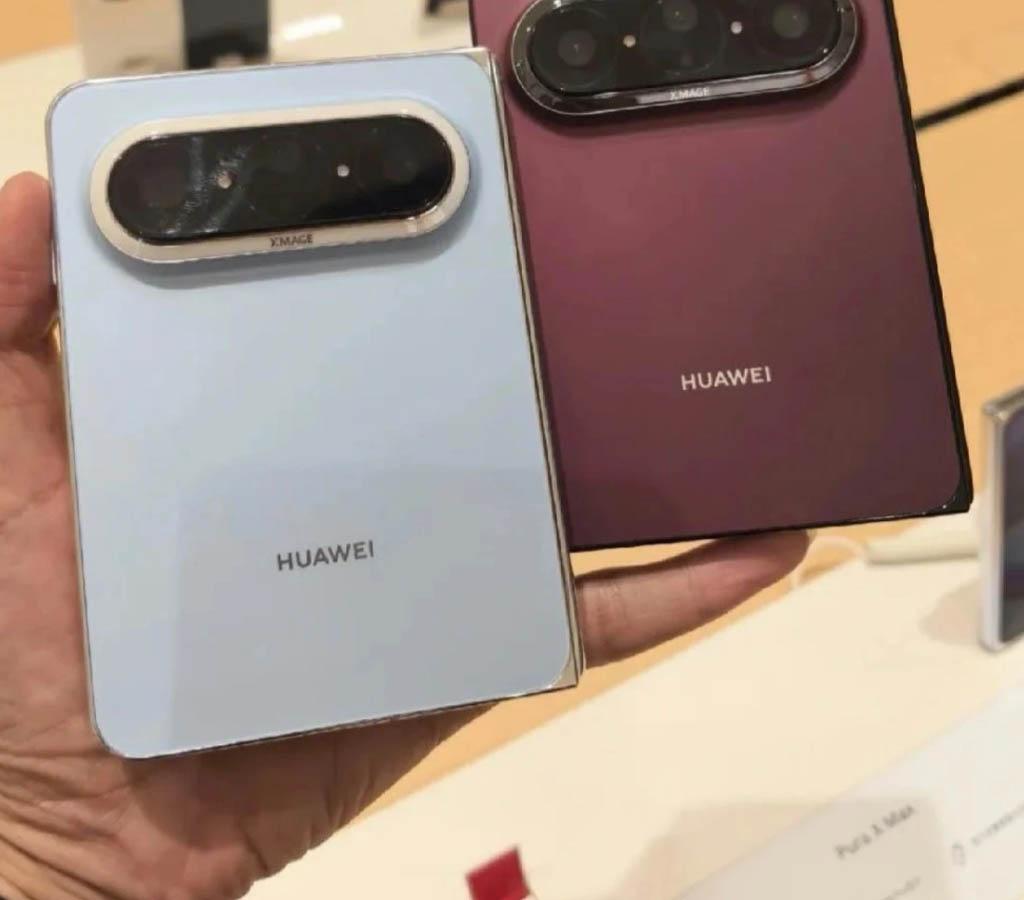 Новые расцветки Huawei Pura X Max показали вживую перед презентацией