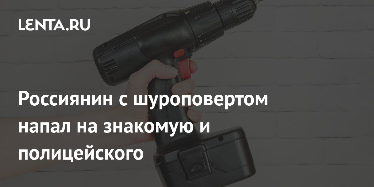 Мужчину в Новосибирской области осудили за нападение с шуруповертом на знакомую и полицейского