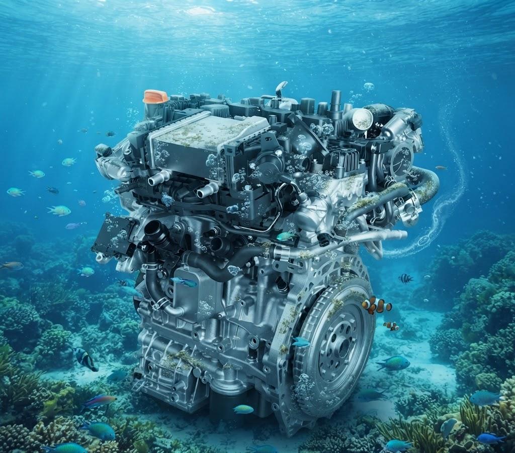 Renault и Geely создали турбомотор B20, способный работать под водой
