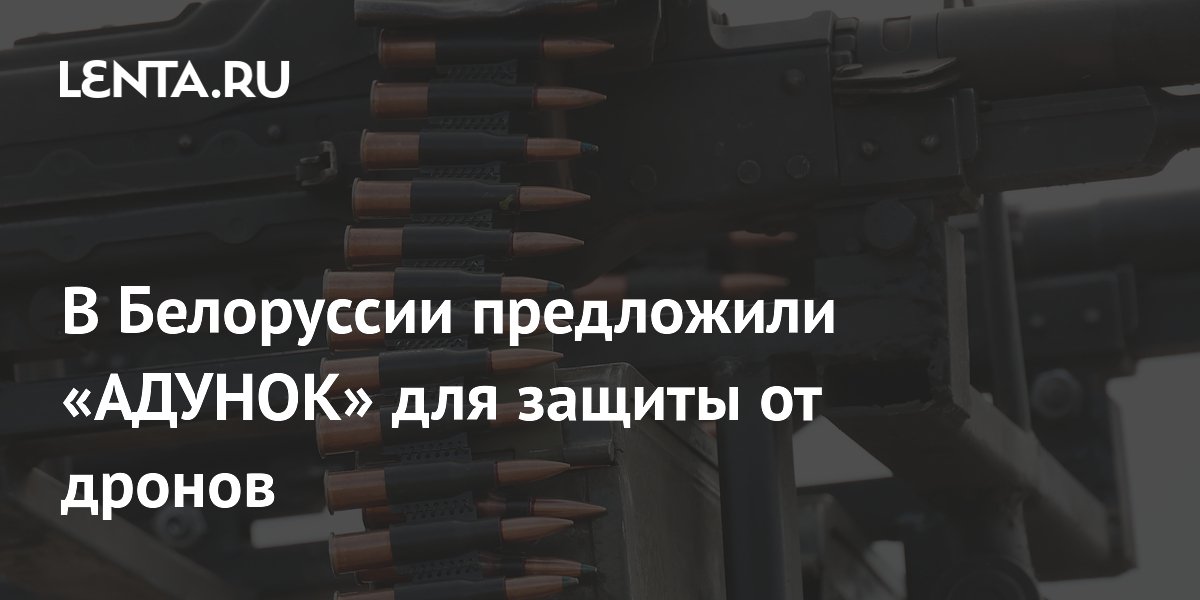 Белоруссия представила модули «АДУНОК» для защиты от дронов